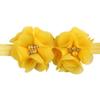 Solid color baby headband, flower chiffon rhinestone floral headband, children's flower headband hair accessories