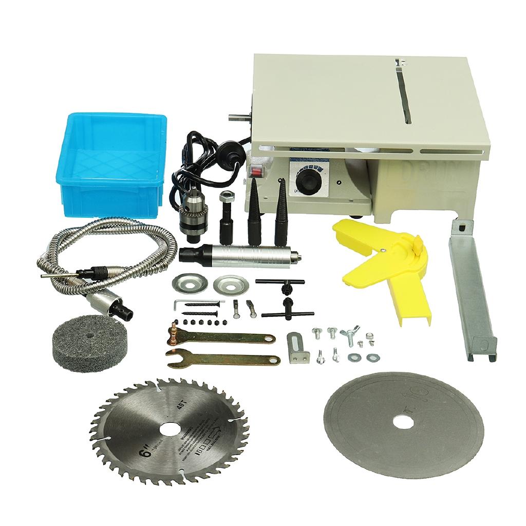 350W Mini Table Bench Saw Electric Grinding Engraving Machine Jade Wood Stone Polishing For Bodhi Ivory Carving Polisher