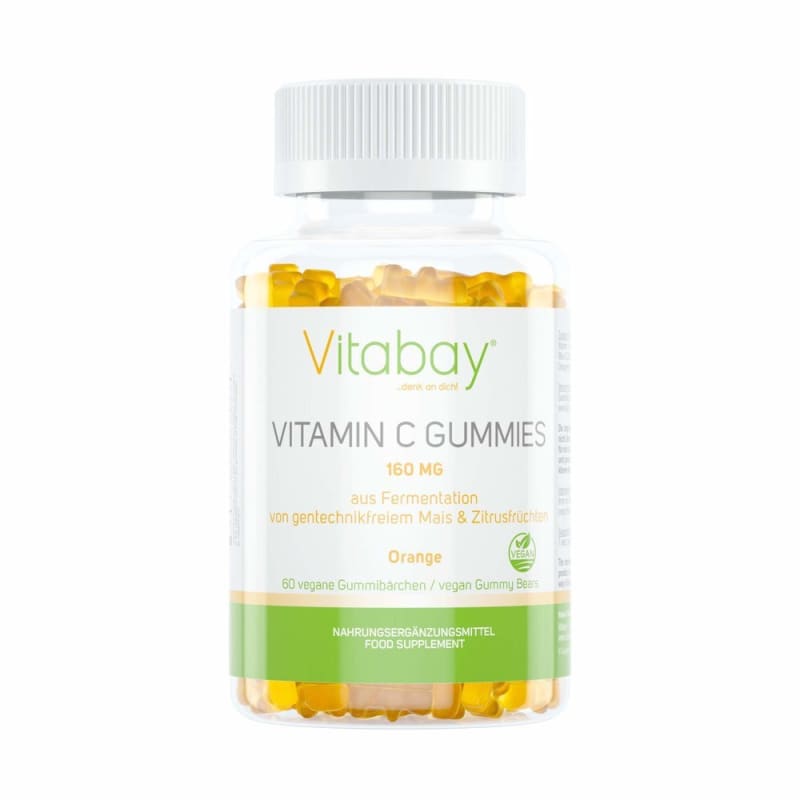 Vitabay Vitamin C 160 Mg Orange Gummy Bears, 60 Tablets