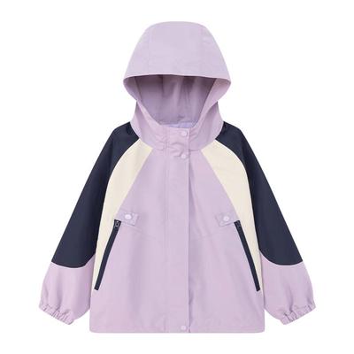 Girl's Color-Block Waterproof Softshell Jacket