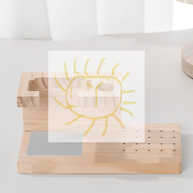 1pcs Nail Drill Machine Bits Wooden Holder Durable For Nail Training Nail Art Accessories DIY Manicure Tools Box Display Box