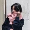 Solid Color Winter Knitted  Scarf Thick Warm Women Wrap Shawls Casual Long Scarves