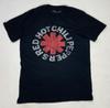 Red Hot Chili Peppers Logo Graphic T-shirt Men Medium Black Music