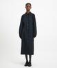 Youth Side-Slit Shirt Dress - Black