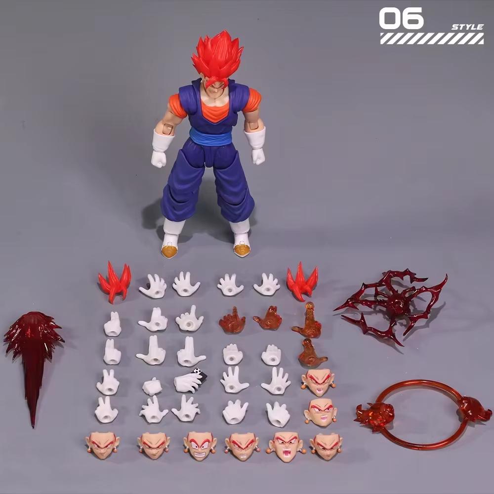 In Stock YGmw Studio OC Vegito 07 SHF Super Saiyan Fusion Warrior Action Figure Anime Figure Model Collectible Toy