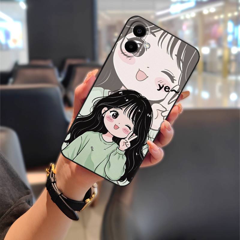 Anti-knock TPU Phone Case For Samsung Galaxy A07 Durable Fashion Design Silicone Phone Pouch Anti-dust Full Wrap Cute