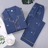 Men's Cotton Long Sleeve Pajamas - Spring To Winter, Plus Size, Stylish Youth Homewear