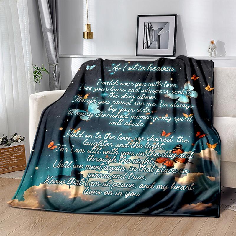 1pc Always Remember Blanket Soft and Cozy Home Decor Gift for , for All Seasons, Living Room .G007
