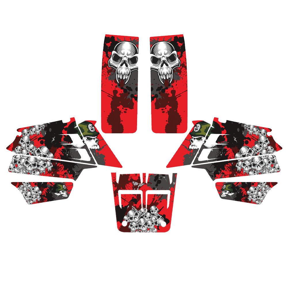 

BANSHEE 350 YFZ350 YFZ Off-road Motorcycle Decals: New Decorative Stickers Thicker Crystal Film - 29mil