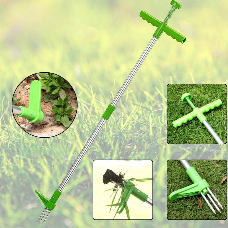 Detachable Aluminum Tube Weed Picker Hand Weed Tool