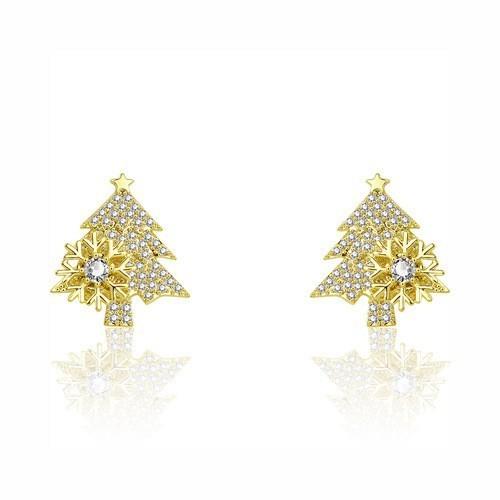 Christmas Lady Earrings Fashion Casual Delicate Elegant Alloy Earrings Gift