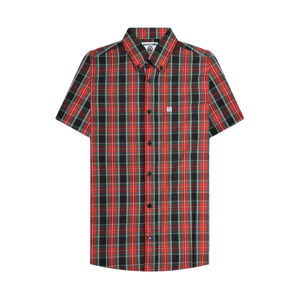 Lambretta Unisex Adult Checked Shirt