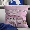 Cute Esther Bunny Rabbit Pillow Gift Home Office Decoration Pillow Bedroom Sofa Car Cushion CoverPillow Case