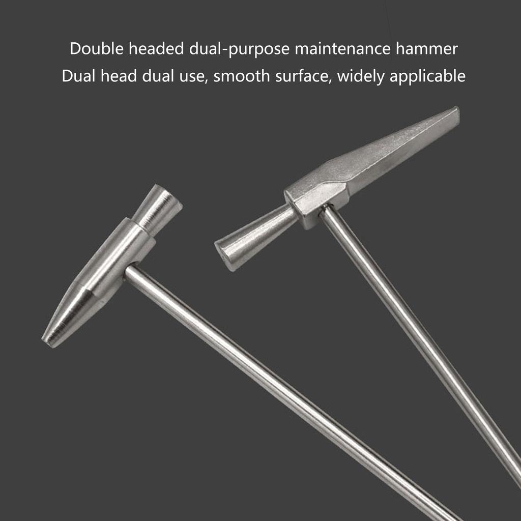 Multifunktioneller Klauenhammer Holzbearbeitung Nagelstanze Kleiner Eisen Metallhammer Hand Flucht Reparatur Uhr Notfallwerkzeug
