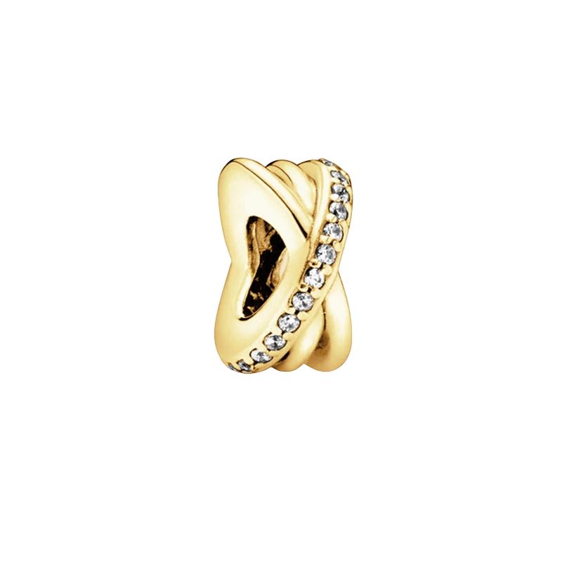 Nuevos Originales Brillantes Dorados Tortuga Serpiente Copo de Nieve Colgantes Charms Cuentas DIY Joyería para Mujer Regalo Cuentas Aptas para Pulseras