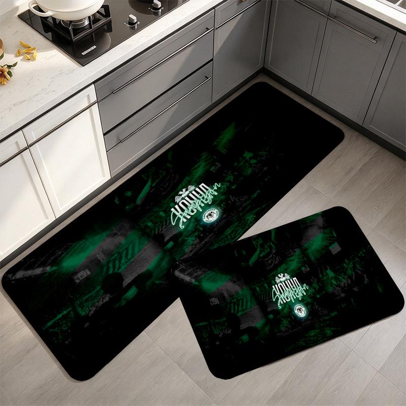 Kocaelispor Kulb Flannel Kitchen Mat Christmas Soft Area Rug Non Slip Floor Carpet Home Decoration