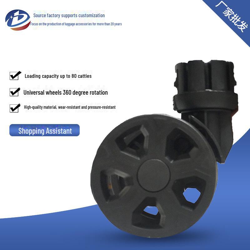 

Компактная бесшумная алюминиевая тележка для покупок с подъемными колесами