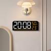 Stylish LED Digital Alarm Clock with Temperature and Humidity Display Perfect for Bedroom and Living Room Home Decors