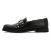 Interlocking Collection Leather Loafers Men's Black 723631 17X00 1000