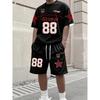 Simple Comfortable Suit Men's Print Fashion Sport Wear Men’s