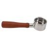 51mm 2 Ears Coffee Bottomless Portafilter 304 Stainless Steel Bottomless Portafilter with Wood
