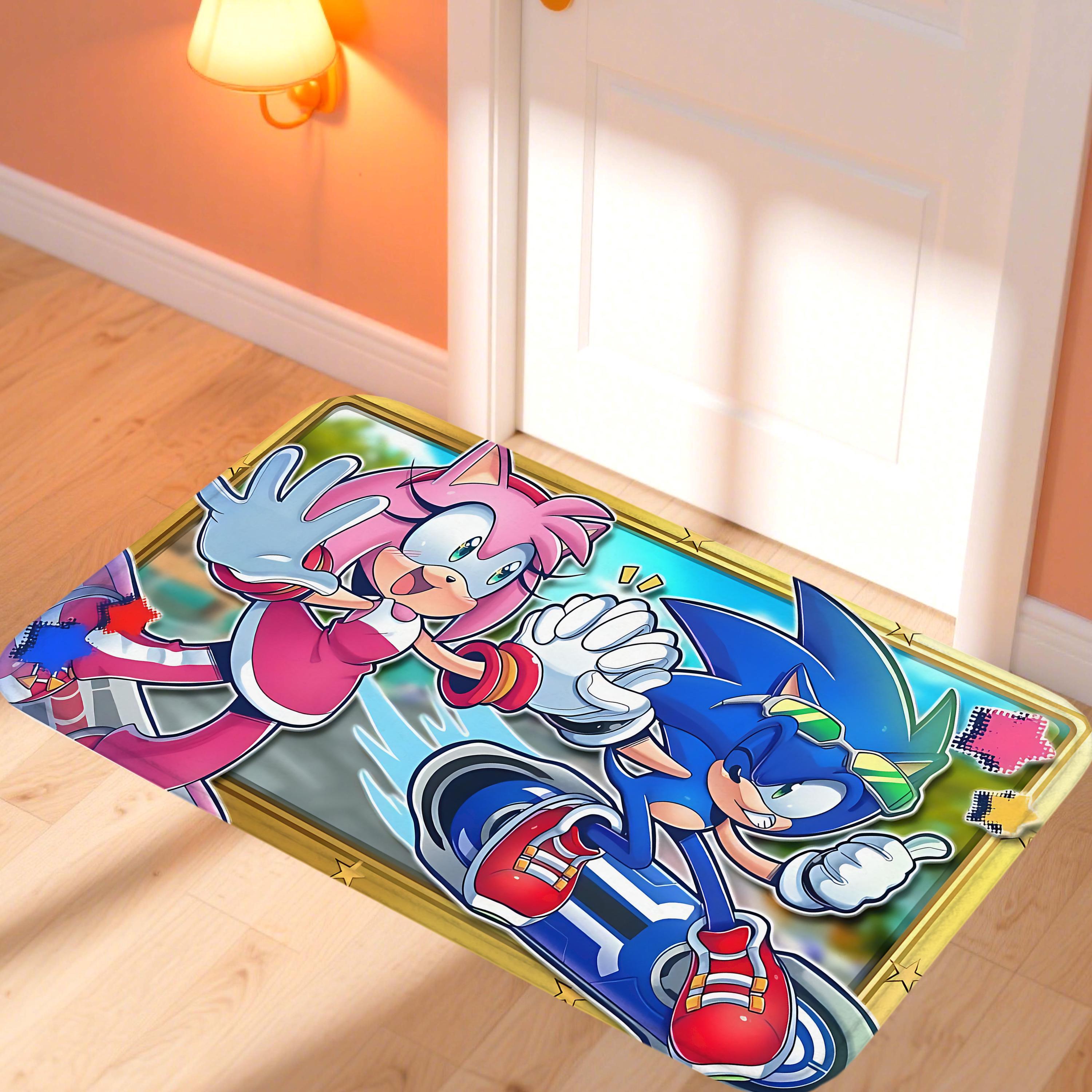 

S-Sonics Їжаки Килимок для дверей Килимок для кухні Килими Вітальня Спальня Килимки Дверний килимок для підлоги Килимок для ванної кімнати Дім Нековзкий килимок для ніг 50cmx80cm