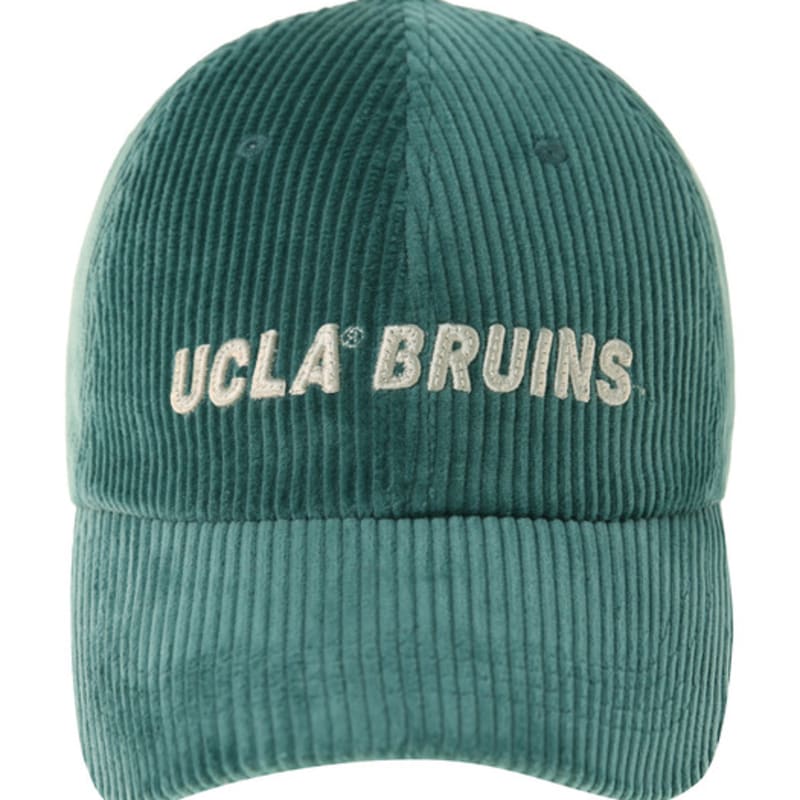 

UCLA Unisex Corduroy Logo Embroidered Ball Cap [GREEN] (UBRAC92_66) GREEN(66)