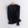 Women's Casual Knitwear: Pure Cashmere Long Sleeve, Round Neck, Loose Style for Autumn and Winter.