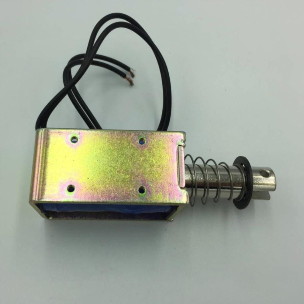 12V/24V Tah/Přidržení/Uvolnění Zdvih 10 mm 8,7 kg 87 N Síla elektromagnetu Solenoidový aktuátor
