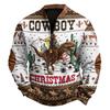 Herren-Sweatshirt mit lustigem Weihnachtsdruck, Langarm-Pullover