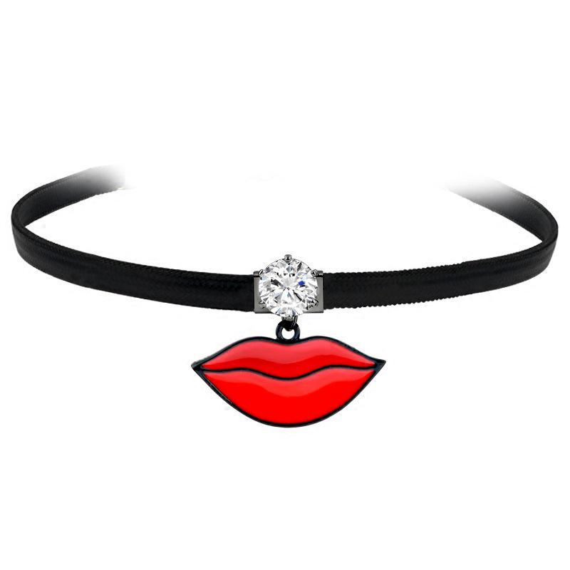 Choker, šperk na krk, řetízek na krk, krátký řetízek na klíční kost, náhrdelník, jednoduchá korejská verze pro ženy, univerzální límec, řemínek na krk.