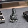 DYS 3D Printed Reading Moai Figurine Ornament, Cross-Legged Sitting Statue Desktop Decoration, Creative Sculpture, Unique Gift for Students Office