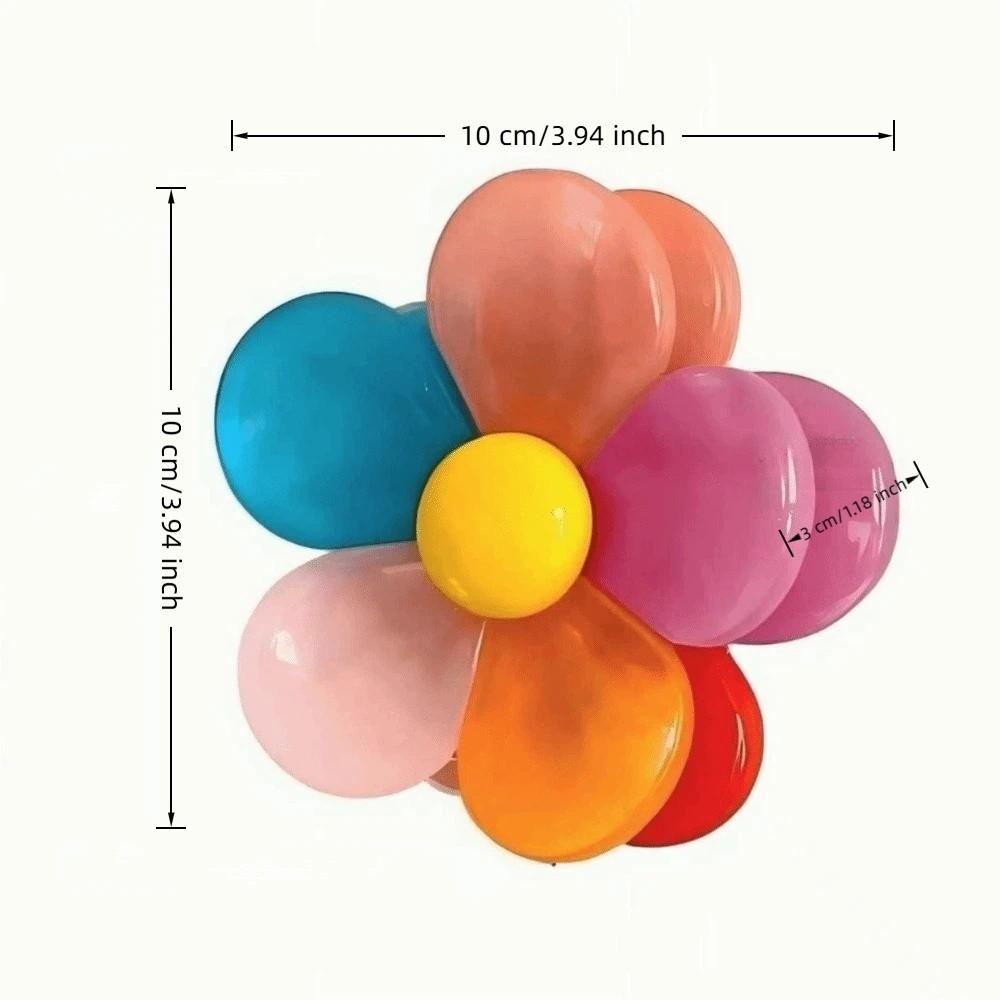 Flower Shape Magnetic Sealing Clip Moisture-Proof Airtight Bag Sealing Clip Plastic Double-layer Design Refrigerator Magnet