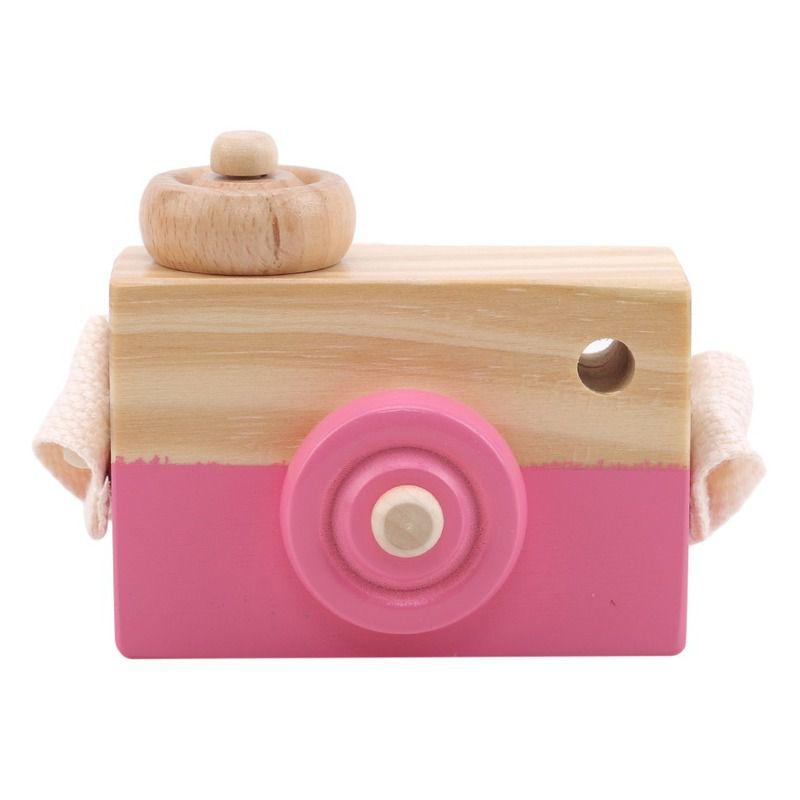 Wooden Camera Toy For Kids Unisex With Smooth Finish And Cotton Rope**
