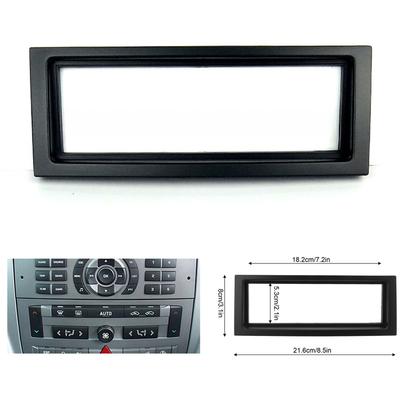 For C5 2004-2008 Radio Mounting Panel Car Stereo Fascia ABS Plastic Material Standard 1DIN Fit OEM Style Panel