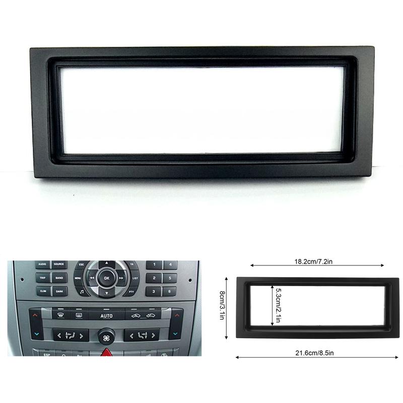 For C5 2004-2008 Car Stereo Fascia Dashboard Installation ABS Plastic Material Standard 1DIN Fit OEM Style Panel
