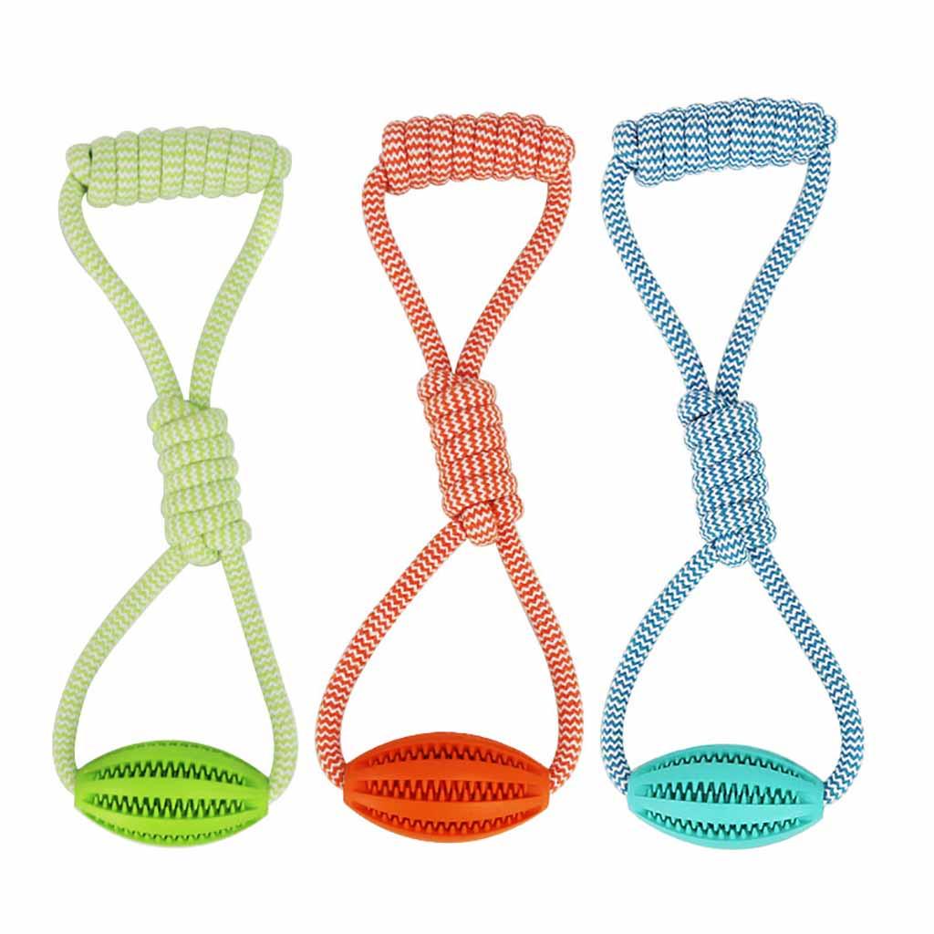Pet Dog Puppy Chew Toy  Teething Molar Teeth Clean Training Play Tool