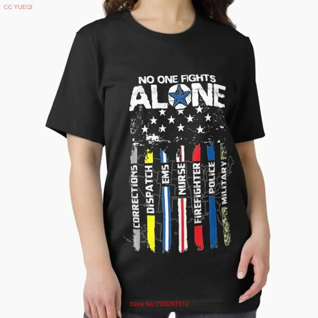 Americas First Responders T Shirt Made In Us Aus Size S 2xl Vintage Versatile Unisex Breathable Top For Everyday Wear