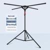 Foldable Clothes Drying Rack for Indoor and Outdoor Use - Floor-Standing Balcony Solution, Easy to Install in Bedrooms and More