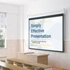Universal Projector Screen L-Bracket Wall Hanging Adjustable Extension with Hook Manual Wall Mount Hooks Hardware
