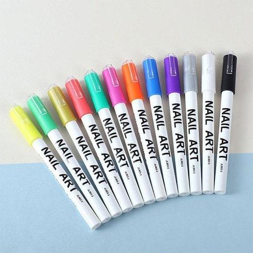 

Nail drawing pen set Nail drawing pen 12 colors FREE