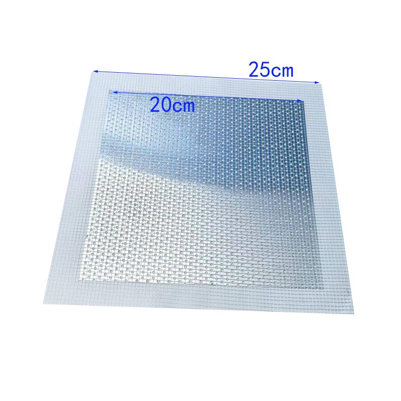 8-inch Aluminum Wall Repair Board with Nails for Hole Repair