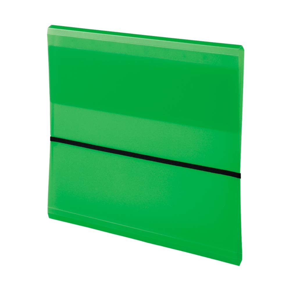 LIHIT LAB Document 10 A4 Light File, Compartments, Size, Green, A5056-6