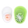 Fruit Washer Spinner Bowl with Brush Strainer Large Portable Multifunctional Cleaner Scrubber Green