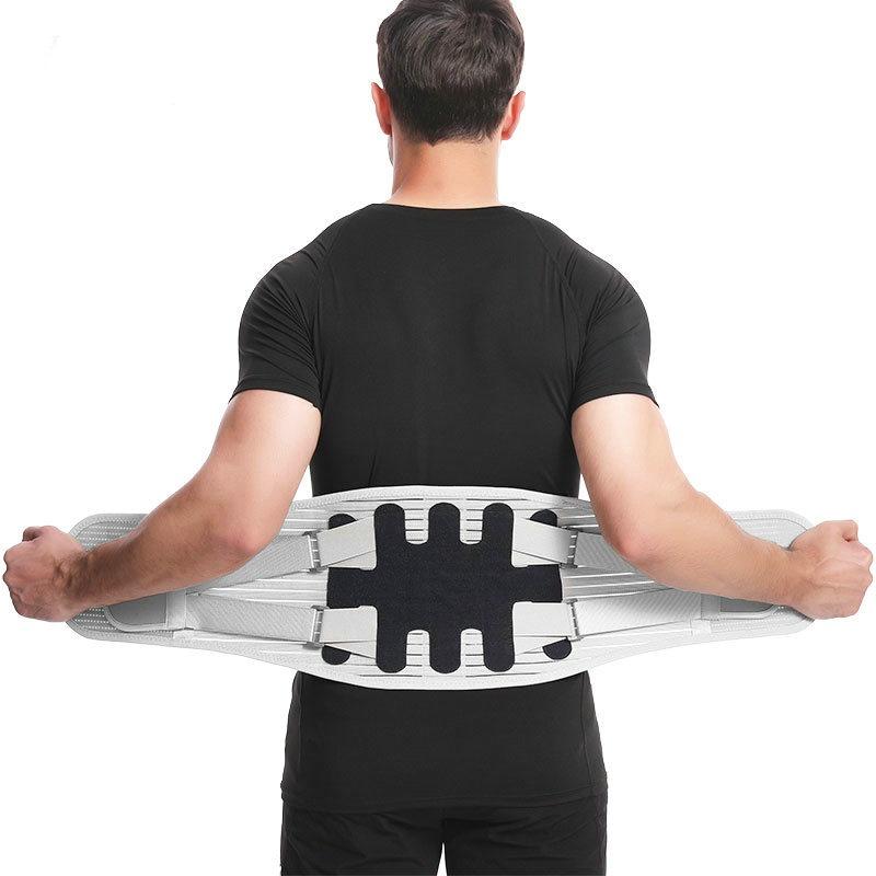 Ollas Best Selling Waist Support Belt With Support Bar Adjustable Lumbar Lower Back Brace Pain Relief