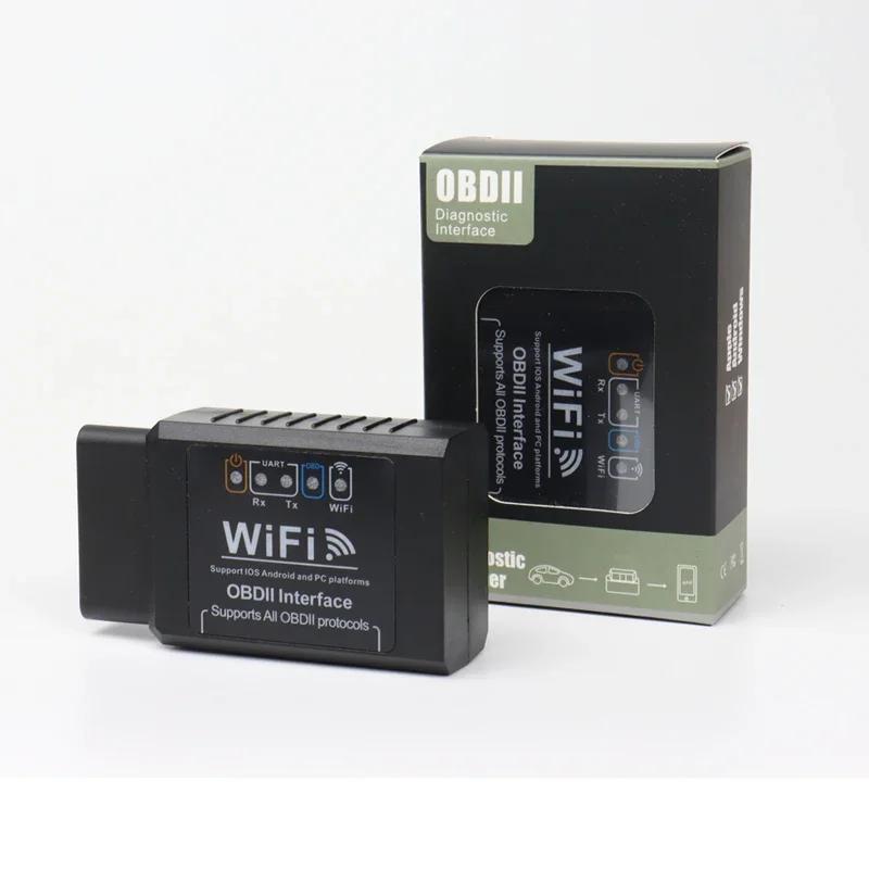 

ELM327 WiFi OBD2 Сканер кодов Инструменты для диагностики автомобиля V1.5 WIFI для Android/IOS/ПК Адаптер интерфейса OBD2 16PIN
