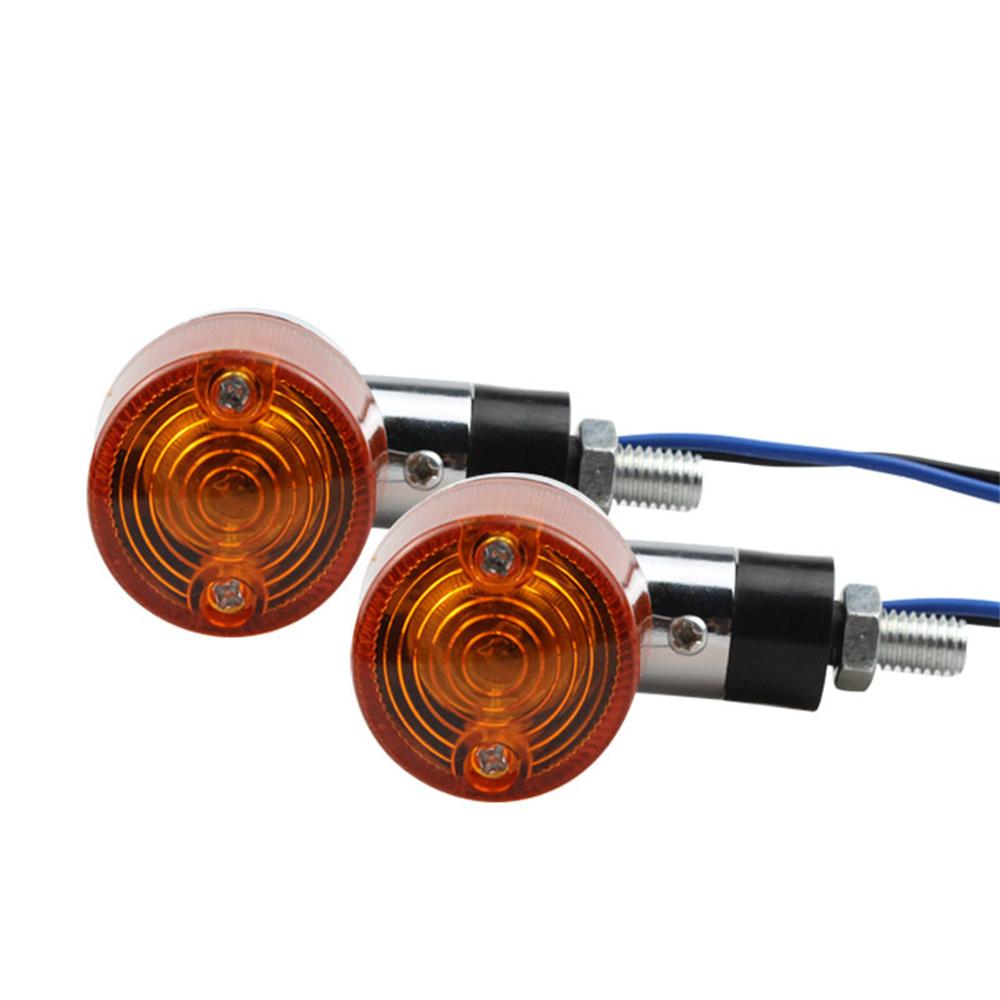Motorcycle Modified Turn Signal Light Amber Indicator Lamp for Harley
