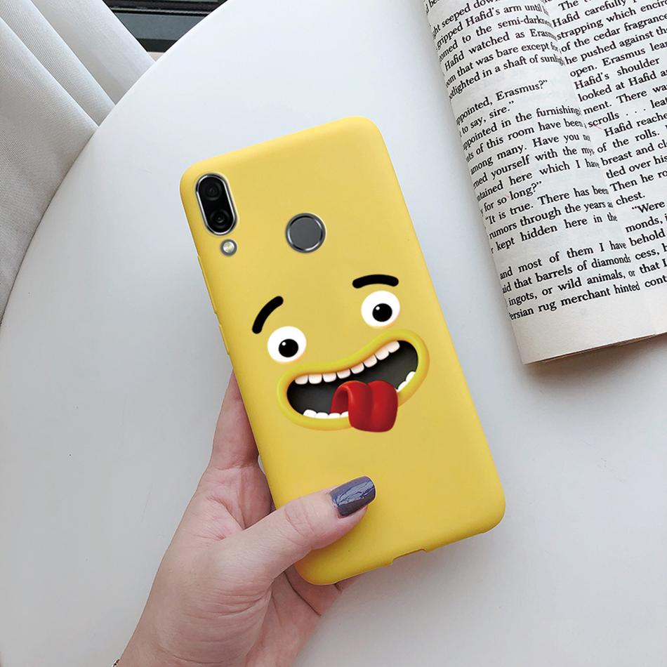 Süße Katzen Kaktus Avocado Herz Hüllen Für Huawei Honor Play Abdeckung Mattes Silikon Handyhülle Für Honor Play COR L29 HonorPlay Fundas