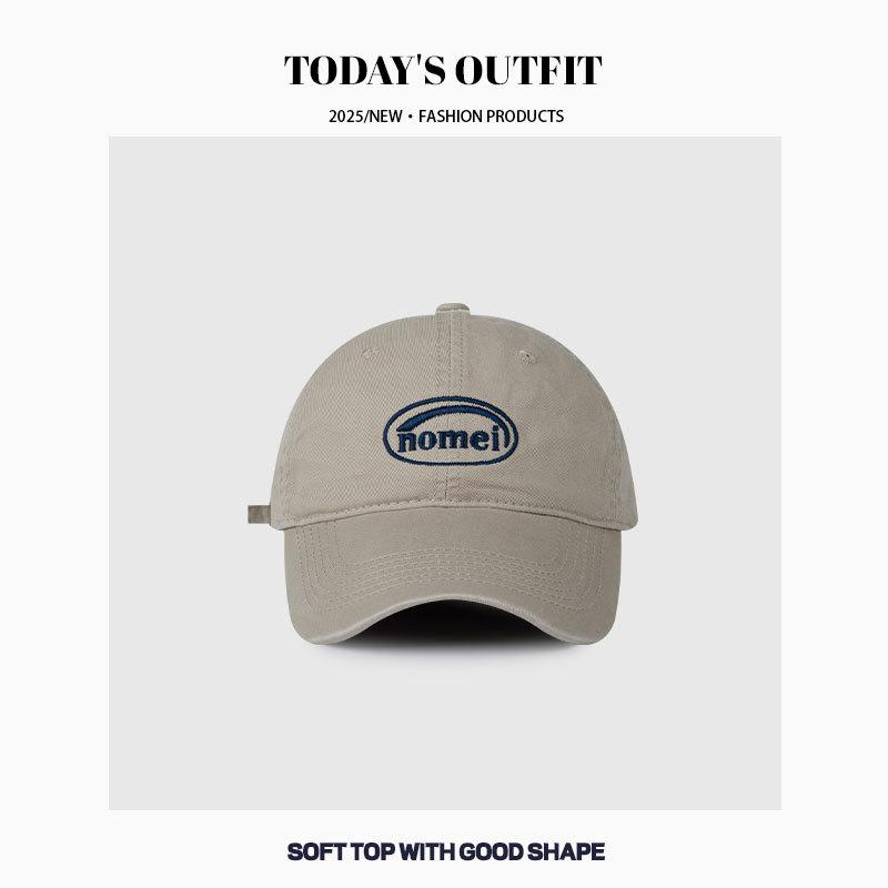 New Casual Versatile Letter Embroidered Baseball Hat for Women In Spring and Summer Korean Version Simple Sun Protection Baseball Cap for Men