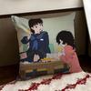 Look Back SSuddenly Cushion Cover Reversible Soft Durable Pillow Cover Home  Car MultiScene Use for Daily Comfort